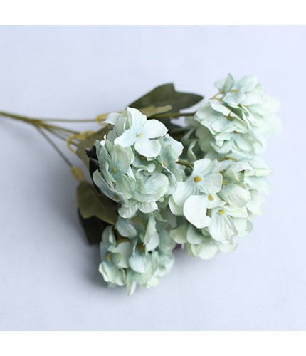 Fresh Green Artificial 6-pronged hydrangea Clearance