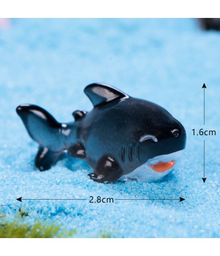 15 - Black Shark Sea Animal Microlandscape Miniature Crafts