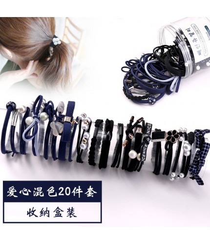 18# Love Mixed Set Of 20 Hair Bands Clearance