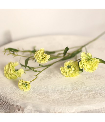 Green Artificial small dianthus silk flower Clearance