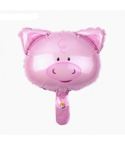 Pig Head Foil Balloon