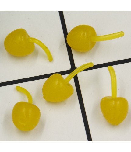 5# Yellow Cherry Resin Miniature Craft Supplies Clearance
