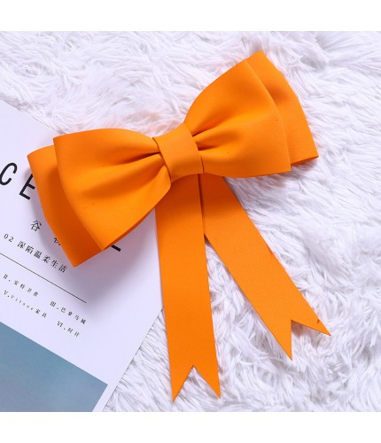Eva Overd Bow - Orange Cake Topper Decoration Clearance