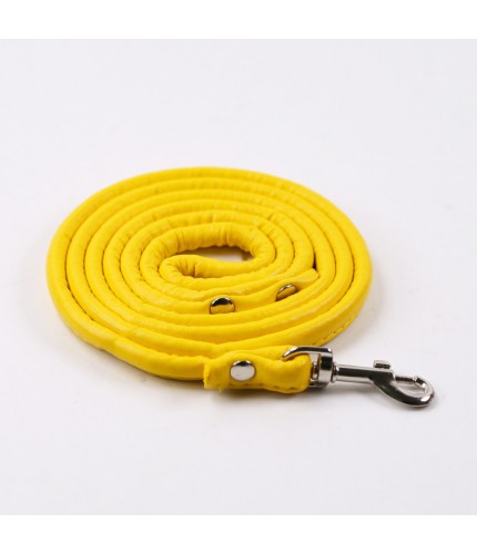 Pu Traction Rope Yellows Lxwwidth 10Cm Length 120Cm Pet Supplies