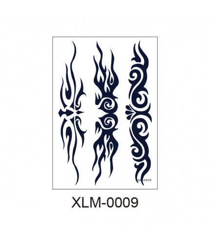 Pattern Xlm - 0009 110X160 Temporary Tattoo Sheet Clearance