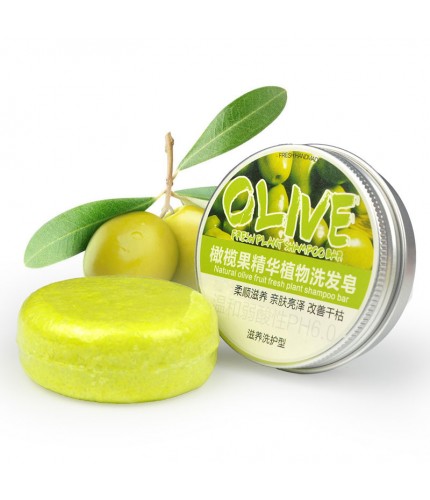 Olive Shampoo Soap with Box Essential Oil Shampoo Bar Clearance