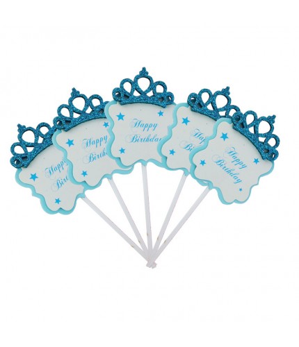 Blue - With Lettering Cake Topper Clearance