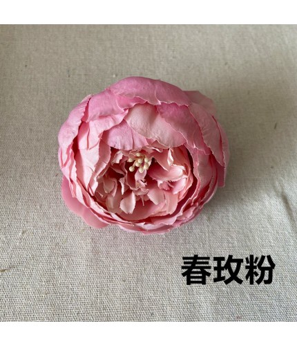 5# Spring Rose Powder Artificial Peony Head Clearance