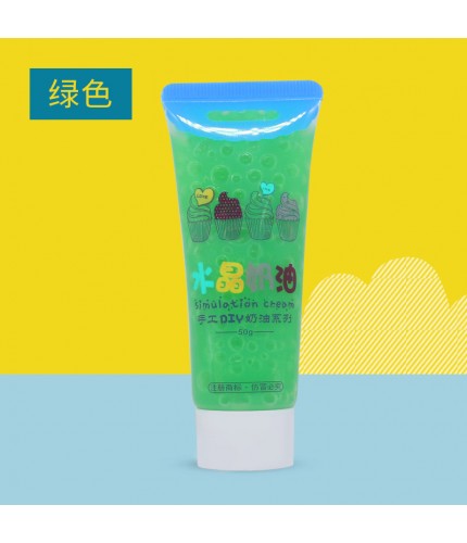 Green Artificial Cream Gum Jelly Glue