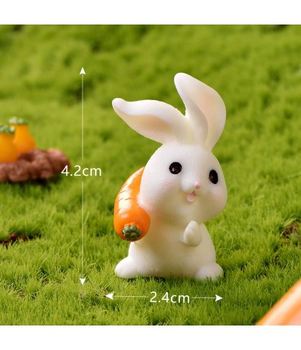 No 20 Carrot Rabbit Rabbit Paradise Micro Landscape Miniature Craft Supplies
