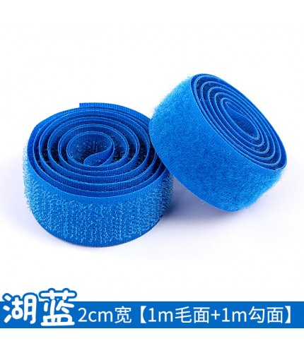 Without Adhesive Lake Blue Velcro Roll