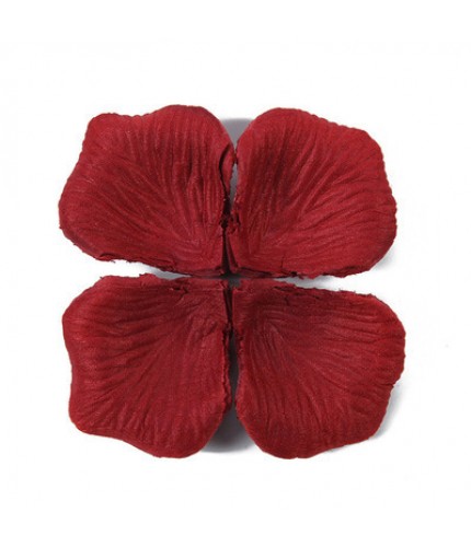 02# Wine Red Artificiail Woven Petals Clearance