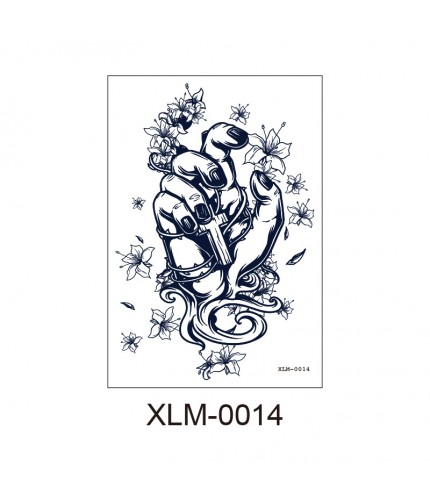 Pattern Xlm - 0014 110X160 Temporary Tattoo Sheet Clearance