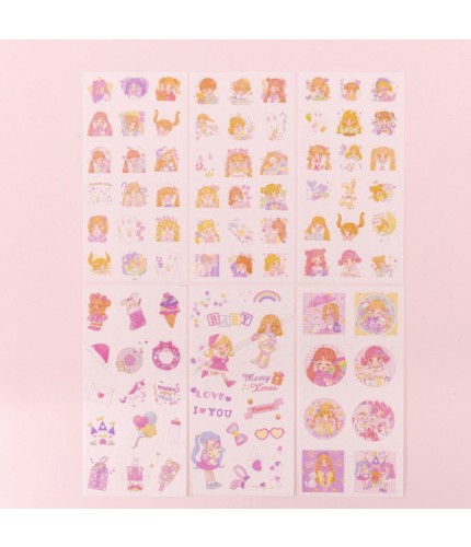 Pediatric Heart Base Sticker Sheet