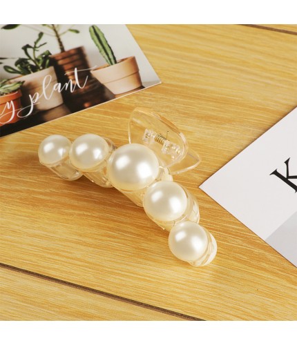 10 Cm Five Pearl Grasping Clip Kstyle Hair Grip Clearance