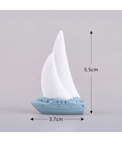 Ship No 12 Miniature Resin Landscape Craft Supply