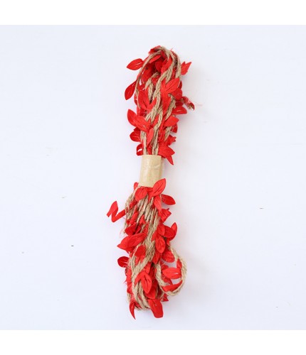 M3 - 16 Reds 15Cm X3M - Piece Floral Rope Craft Supplies Clearance