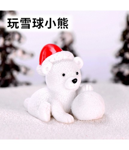 Snowball Bear Craft Miniatures