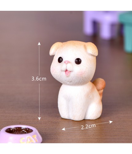 No 1 Yellow Cat Micro Landscape Miniature Craft Supplies Clearance