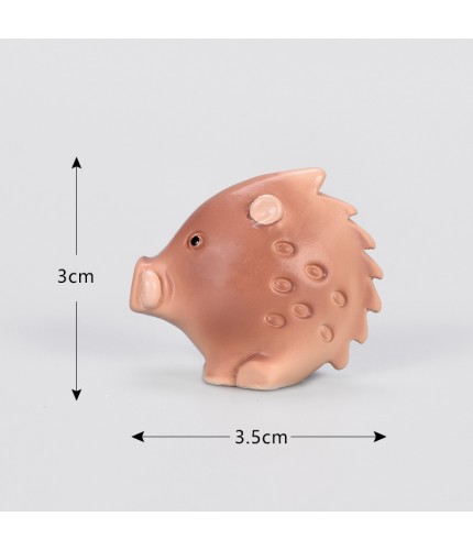 Porcupine With Holes At The Bottom Micro Landscape Miniature Craft Supplies Clearance