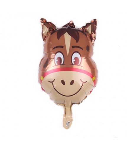 Pony Head Foil Balloon