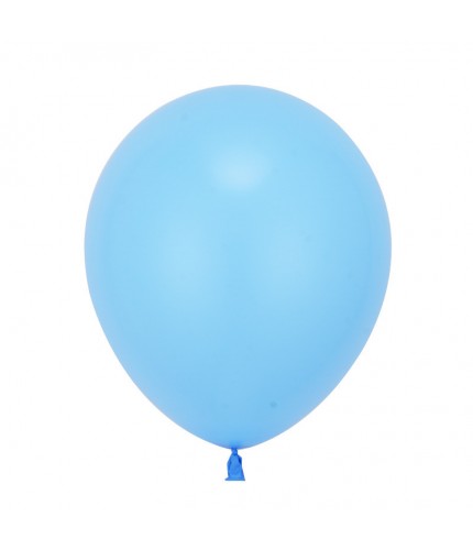 Matt Light Blue Single Balloon