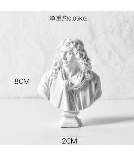 Molière As Pictured Resin Statue Clearance