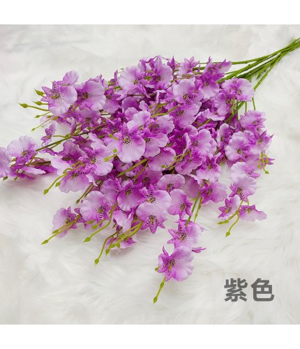 Dancing Blue Purple Oncidium Artificial Flower Plant