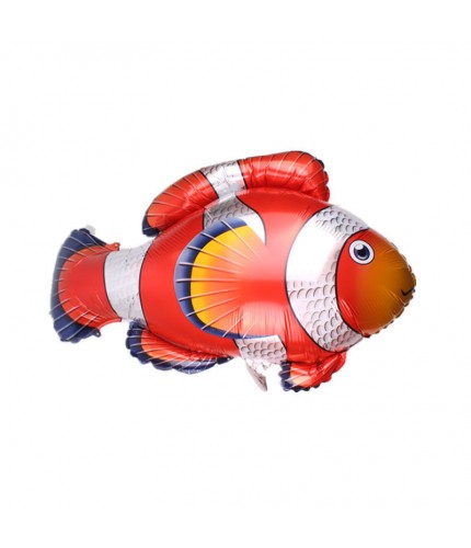 Tropical Fish Red Foil Balloon
