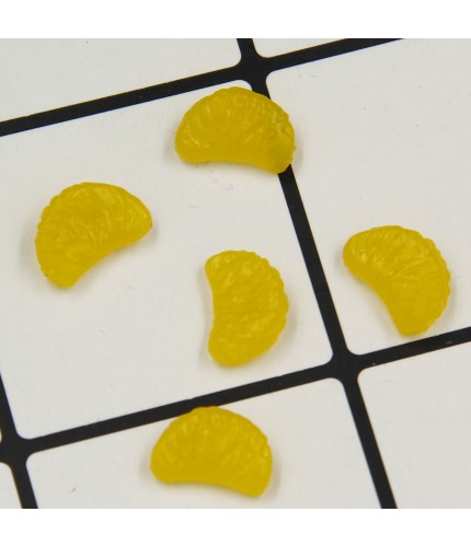 8# Yellow Orange Petals Resin Miniature Craft Supplies Clearance