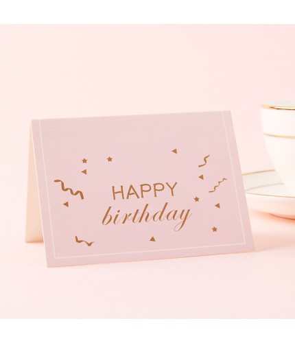 Happy Birthday Single Card Greeting Card