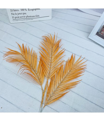 Orange Artificial Tail Leaf Trident