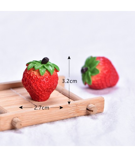 Strawberry Micro Landscape Miniature Craft Supplies Clearance