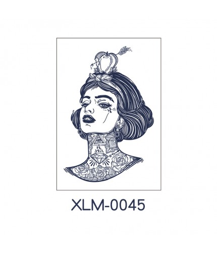 Pattern Xlm - 0045 110X160 Temporary Tattoo Sheet