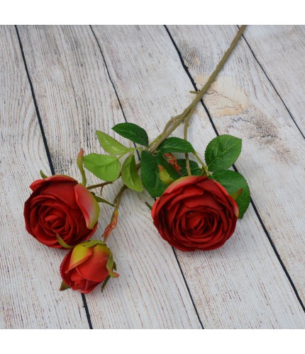 Red Imperial Roses Artificial Flower