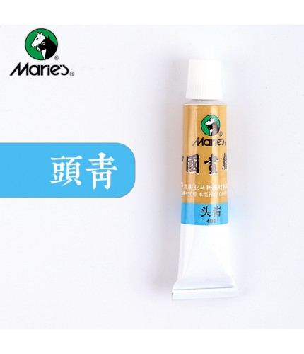 - 491 Head Blue Maries Classic Chinese Painting Pigment 12Ml