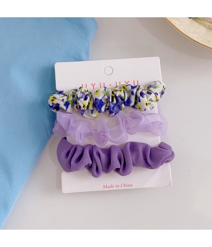 1# Purple Floral Hair Accessories Clearance