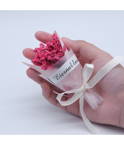 Out Of Stock Do Not Shoot 670 Mini Crystal Grass Bouquet Pink Floral Bouquet Clearance