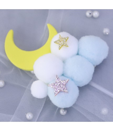 Blue - Moon - 1 Pack Cake Topper Clearance