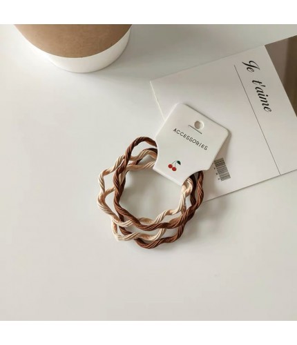 Coffee Wave 4 Pieces Hair Bands