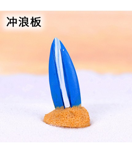 Surfboard Microlandscape Miniature Crafts