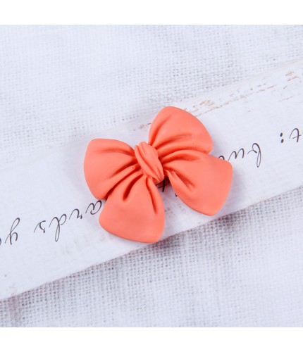 4# Orange Bow Resin Miniature Craft Supplies