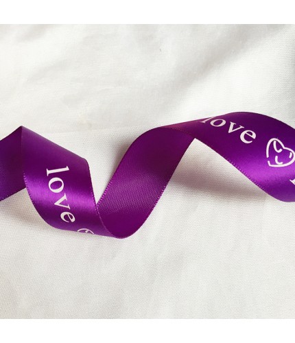 Dark Purple (2.5Cm Lovefover Ribbon) 30 Yards Long Ribbon Clearance