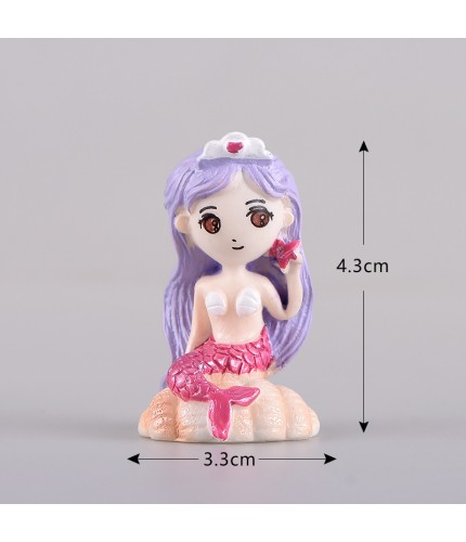 Mermaid No 2 Miniature Resin Landscape Craft Supply Clearance