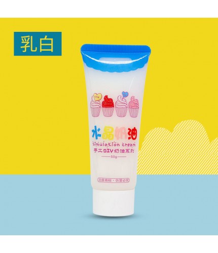 White Artificial Cream Gum Jelly Glue