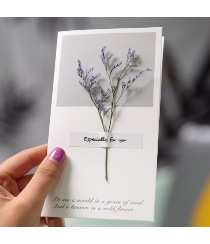 Lover'S Grass Original Purple Greeting Card
