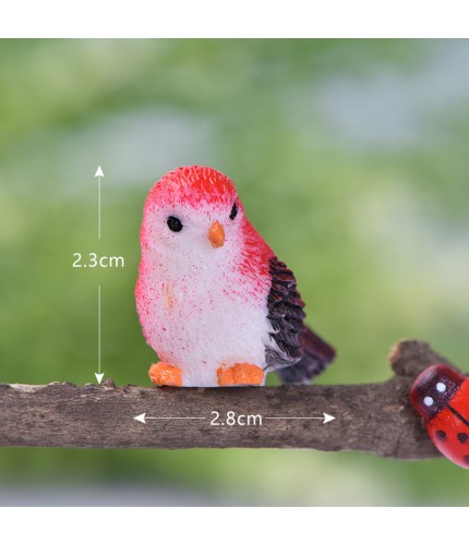 Twist - Red Micro Landscape Miniature Craft Supplies