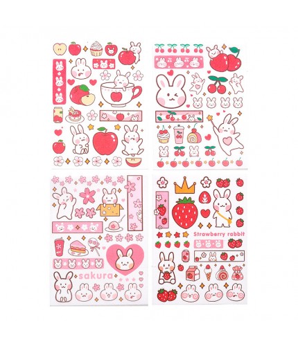 Fruit Rabbit Paradise Sticker Sheet