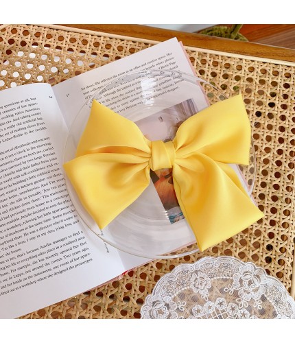 5# Yellow Bow Hairpin Hair Accessories Clearance