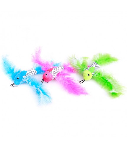 4 Flying Fishs As Shown Cat Toy Replacement Head